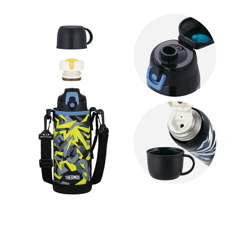 商品説明●食洗機対応(全パーツOK)●ポーチ洗濯機OK●コップを開けやすいすべり止め付き●丈夫なソコ●お名前スペース付き仕様品番 FJJ-802WF実容量(L) 0.8 ※1 / 0.83 ※2保温効力(6時間) 72℃以上 ※1保冷効力(6時間) 9℃以下 ※2口径(約cm) 4.4中せんの種類 FJJ中せん本体寸法 / 幅×奥行×高さ(約cm) 8.5×10.0×24.0 ※1 / 8.5×8.5×24.5 ※2本体重量(約kg) 0.4 ※1 ※2●保温効力とは、室温20℃±2℃において製品に熱湯を中せん下端まで満たし、湯温が95℃±1℃のときから中せんとコップを付けて縦置きにした状態で6時間放置した場合におけるその湯の温度です。●保冷効力とは、室温20℃±2℃において製品に4℃以下の水をキャップユニット下端まで満たし、水温が4℃±1℃のときからキャップユニットを付けて縦置きにした状態で6時間放置した場合におけるその水の温度です。●実容量とは、中せん下端、キャップユニット下端までの容量です。ご使用の際は、取扱説明書をご確認いただき適正な量を入れてください。●本体寸法(ポーチを含まず)は0.5cm単位、本体重量(ポーチを含む)は0.1kg単位で表示しています。※1 中せん使用時※2 キャップユニット使用時備考※メーカー取り寄せ商品となりますので、ご注文後の注文キャンセルはお承りできません。※メーカー取り寄せ商品となりますので、返品交換は一切お受けいたしかねます。ただし初期不良の場合でメーカーに在庫が確認できる場合は交換にて対応致します。※商品開梱後は組み立てやご使用の前に、コンディション・付属品類が揃っていることをご確認ください。 お客様の都合による返品・交換はお受けできませんので、ご注意ください。※掲載商品は、メーカー都合により予告無く仕様を変更（商品名やパッケージを含む）する場合があります。そのため、掲載内容（商品名・商品説明・商品画像等）はお届けする品物と異なる場合がございます。※メーカー取り寄せ商品となりますので、メーカー欠品の場合はご注文をキャンセルさせていただきます。あらかじめご了承ください。※取り寄せ品のため納期が前後する場合がございます。あらかじめご了承下さい。