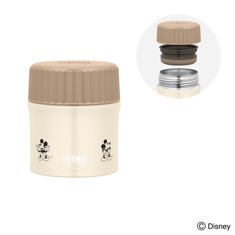 【THERMOS/サーモス】 真空断熱 スープジャー 300ml ライトベージュ ステンレス製魔法びん構造 保冷 保..