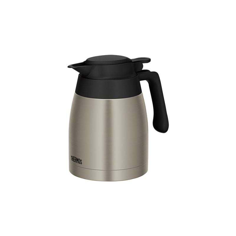 【THERMOS/サーモス】 ステンレスポット 1L ステンレス 食洗機対応 丸洗いOK 魔法びん構造 保冷 保温 卓上ポット TTG-1000 S [▲][KM]