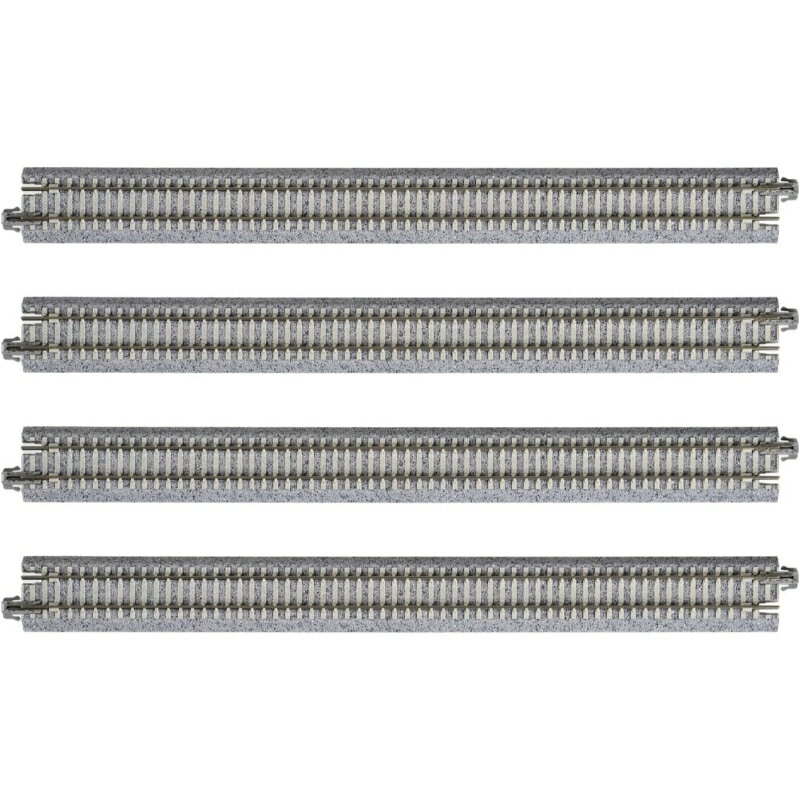 【KATO/カトー】 20-875 複線駅構内延長線路 248mm (4本入) Nゲージ ユニトラック 線路 [▲][ME]