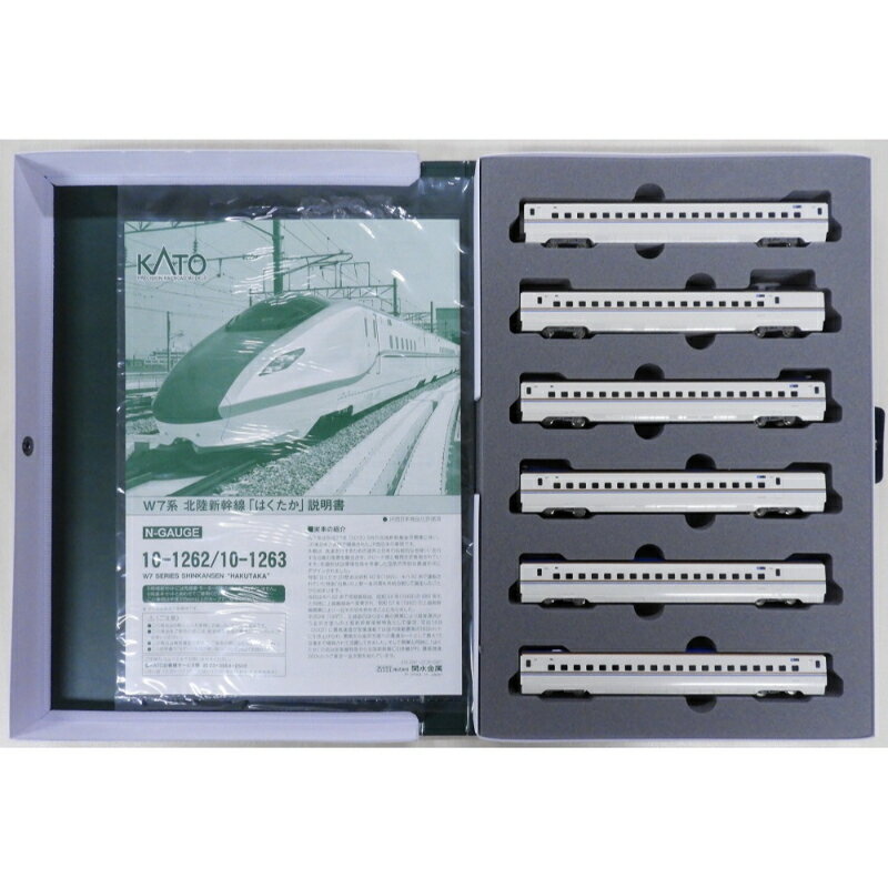 【KATO/カトー】 10-1263 W7系北陸新幹線「はくたか」 6両増結セット Nゲージ 車両セット [▲][ME]