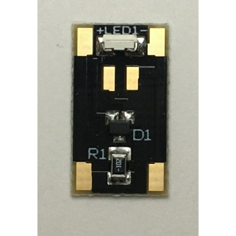 【モデルトレインプラス】 LBNT04A 電球色LEDライト基板 機関車用 Type2 [▲][ME]