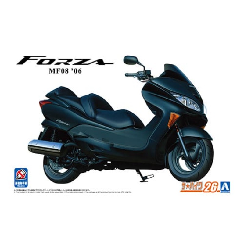 【(株)青島文化教材社】 ザ・バイク No.26 1/12 ホンダ MF08 フォルツァ 06 乗り物 バイク [▲][ME]