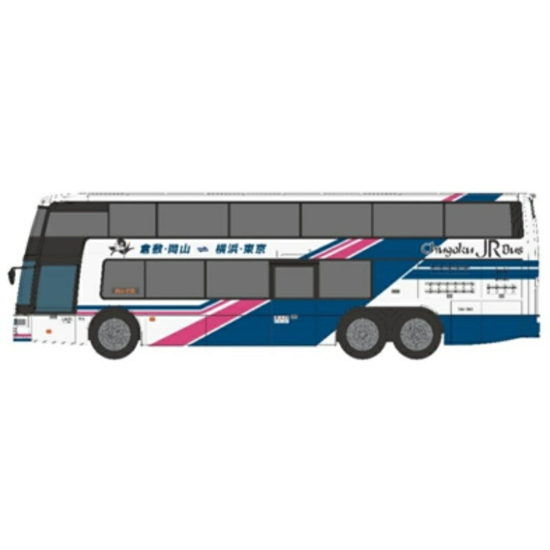 【ポポンデッタ】 8308 バスシリーズ エアロキング 中国ジェイアールバス株式会社 2000年〜2003年塗装(744-3901) Nゲージ [▲][ME]