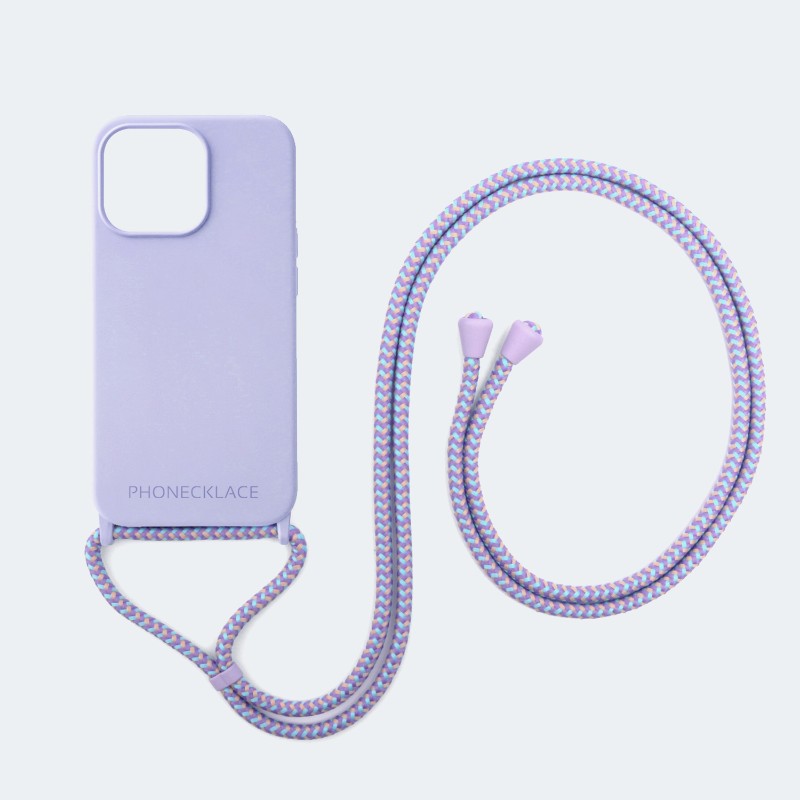 yPHONECKLACEitHlbNXjzXgbvz[tVRP[X{Rope Strap For iPhone 15 Pro x_[ wʃJo[^ X}zP[X [][R]