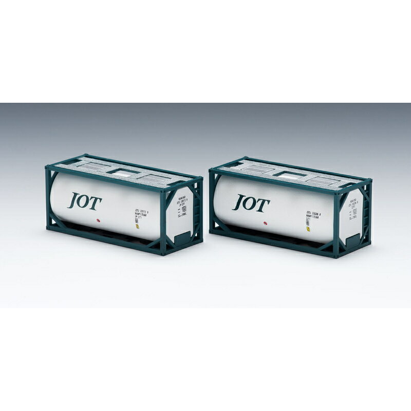 【トミーテック】 3175 ISO20ftタンクコンテナ(フレームタイプ・日本石油輸送・グリーン・2個入) Nゲー..