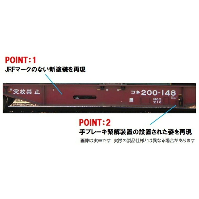 ホビナビ 楽天市場店の【トミーテック】 8752 コキ200形(新塗装・2両セット) Nゲージ 貨車 [▲][ME]｜アングル2