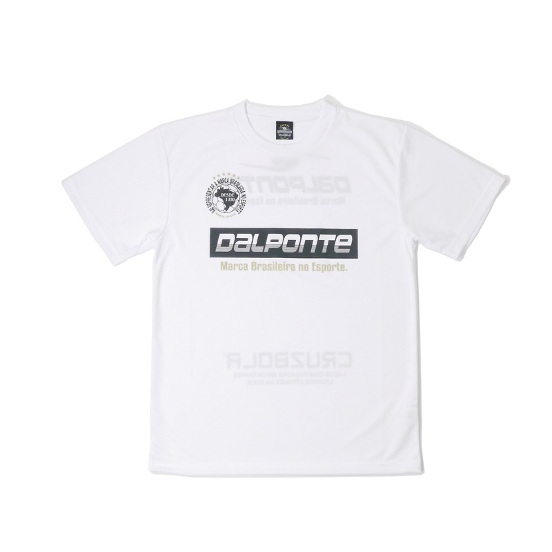 【DALPONTE/ダウポンチ】プラクティスTシャツ ホワイト Lサイズ サッカー フットサル DPZ90 /DPZ90 [▲][ZX]