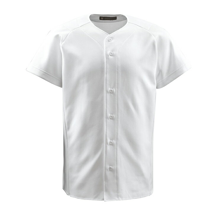 【DESCENTE/デサント】野球 フルオープンシャツ 半袖シャツ / DB-1011B / SWHT (Sホワイト) / XOサイズ /DB-1011B [▲][ZX]