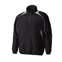 【DESCENTE/デサント】野球 ジュニア 長袖プルオーバーコート アウター / JSTD-425B / BLK (ブラック×シルバー) / 140サイズ [...