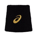 【asics/アシックス】WRISTBAND パフォーマンスブラックXゴールド ワンサイズ リストバンド トレーニング アクセサリー 速乾 3033B872 [...