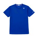 【le coq sportif/ルコック】ソレイユ ゲームシャツ BL/ブルー Sサイズ テニス ウェア トップス 吸汗速乾性 ドライメッシュ 半袖 メンズ Q...