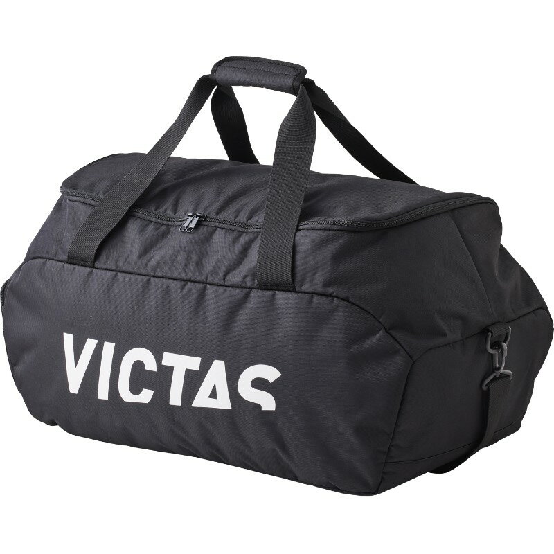【VICTAS/ヴィクタス】 V-SPB322 1000ブラック 卓球 ボストンバッグ 2WAY 大容量 かばん 582311 [ ][ZX]