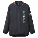 【DESCENTE/デサント】ウォーマージャケット BK ブラック Lサイズ トップス 保温 トレーニング バレー DVUWJF30 [▲][ZX]