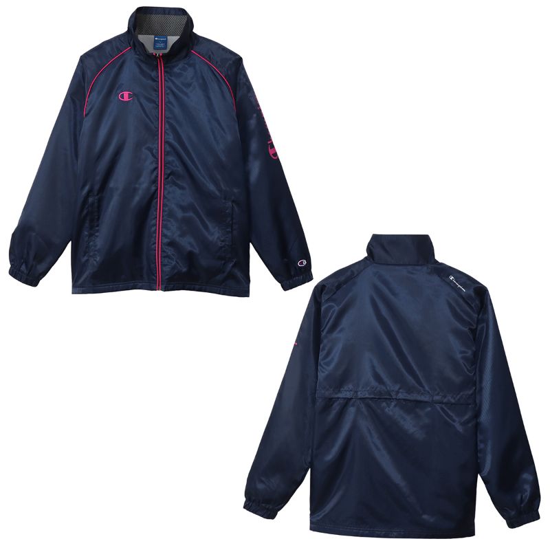 【HANES/ヘインズ】チャンピオン ウインドブレーカー ジャケット ネイビー XXLサイズ C3-YSC16 [▲][ZX]