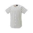 【asics/アシックス】 2124A031 JR. GAME SHIRTS ベースボール 野球 SA キッズ ウェア ホワイト×ブラック 140 サイズ [▲][ZX]