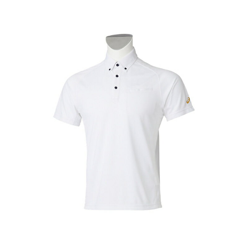 【asics/アシックス】 2121A286 12 GS.POLO SHIRTS ベースボール 野球 SA メンズ ウェア ホワイト 3XL サイズ [▲][ZX]