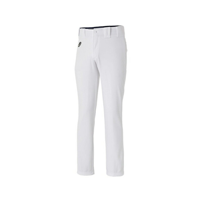 【asics/アシックス】 2121A318 UNIFORM PANTS STRAIGHT ベースボール 野球 SA メンズ ウェア ホワイト S サイズ [▲][ZX]