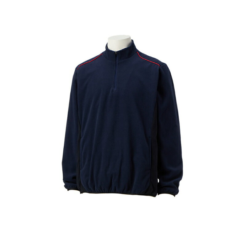 【asics/アシックス】 2121A338 FLEECE JACKET ベースボール 野球 SA メンズ ウェア グランドコート ネイビー L サイズ [▲][ZX]