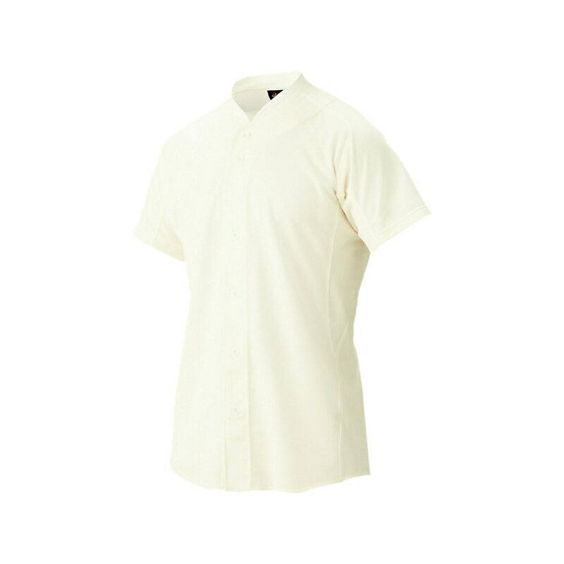 【asics/アシックス】 BAS002 GS.SCHOOL GAME SHIRT ベースボール 野球 SA メンズ ウェア アイボリ M サイズ [▲][ZX]