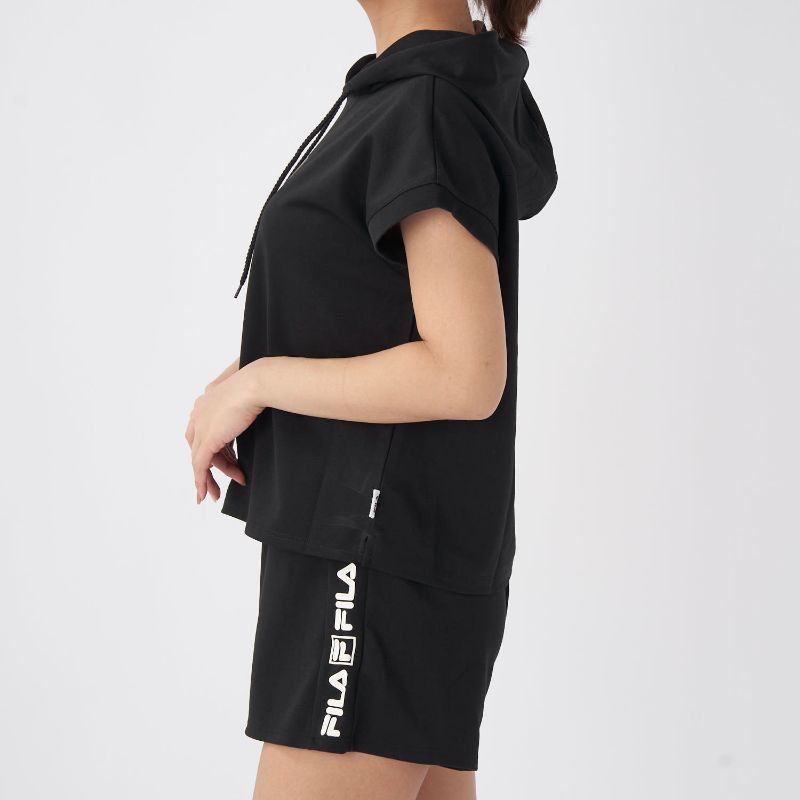 【FILA】Tシャツ＋タンキニ4点セット ブラック 7Sサイズ ビーチウェア レディース 223704 [▲][ZX]