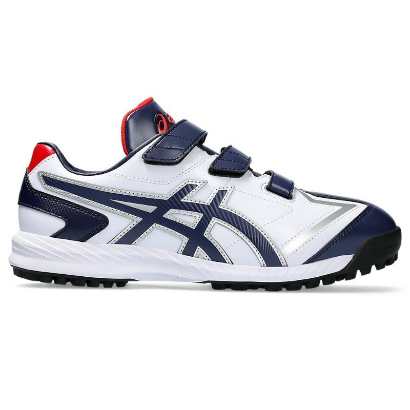 【asics/アシックス】 24.5cm 野球 トレーニングシューズ ネオリバイブ NEOREVIVE TR 3 ソフトボール ジュニア 少年野球 ホワイト/ピーコート 1123A042 [▲][ZX]