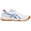 【asics/アシックス】 25.0cm UPCOURT 5 バドミントン シューズ (メンズ) ホワイト×Dブルー 1071A086 [▲][ZX]