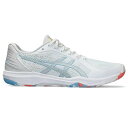 【asics/アシックス】 25.5cm DYNAFEATHER 1073A064 White/Pure Silver 卓球 シューズ（ユニ） [▲][ZX]