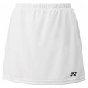 【YONEX/ヨネックス】 XOサイズ ウィメンズ スカート (インナースパッツ付) 26170 テニス バドミントン アパレル (レディース) ホワイト [▲...