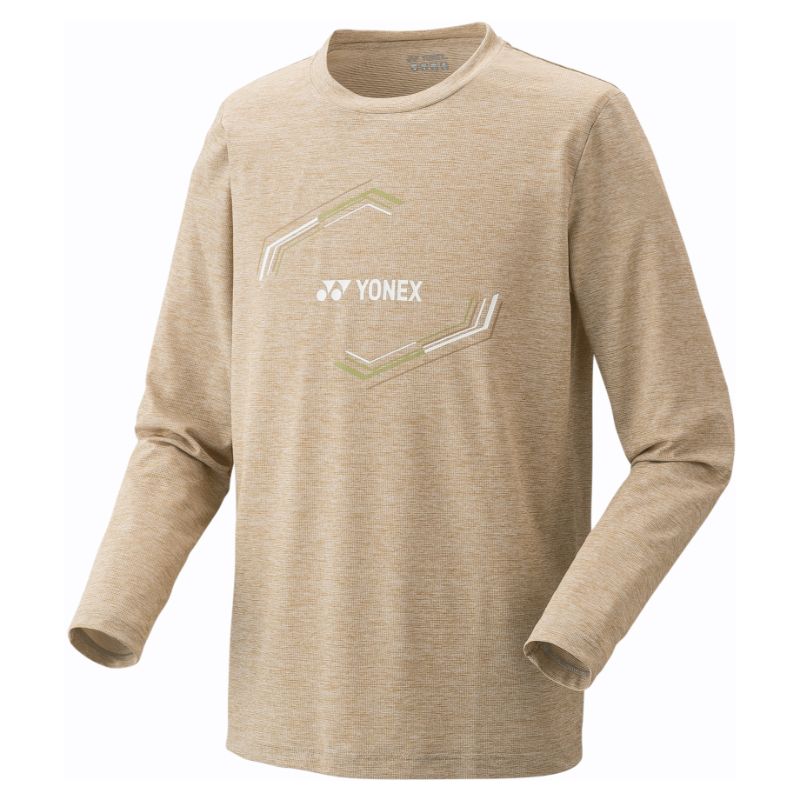 【YONEX/ヨネックス】 Mサイズ ユニ ロングスリーブTシャツ 16709 テニス バドミントン アパレル (ユニ) サンドベージュ [▲][ZX]