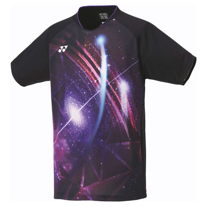 【YONEX/ヨネックス】 SSサイズ メンズゲームシャツ (フィットスタイル) 10611 テニス バドミントン アパレル (メンズ) ブラック [▲][ZX]