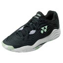 【YONEX/ヨネックス】 22.5cm パワークッションフュージョンレブ5LGC SHTF5LGC テニス シューズ (レディース) ブラック/ホワイト [▲...