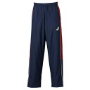 【アシックス/asics】ジュニア ウォームアップパンツ 長ズボン ネイビー×ストロングレッド 160cm (2063A199 401) バスケットボール キッ...