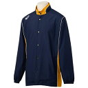 【アシックス/asics】ウォームアップ ジャケット 長袖 ネイビー×ゴールド Mサイズ (2063A198 400) バスケットボール レディース メンズ ウ...