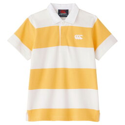 【CANTERBURY/カンタベリー】 160サイズ S/S ラグビージャージ ウェア（キッズ） 54/イエロー RJ34356J [▲][ZX]