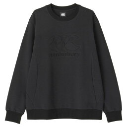 【CANTERBURY/カンタベリー】 3Lサイズ R+ クロスオーバー クルー ラグビー ウェア（ユニ） 19/ブラック RP44070 [▲][ZX]