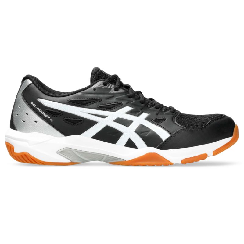 【asics/アシックス】 24.0cm GEL-ROCKET 11 バレーボール シューズ (ユニ) ブラック×Pシルバー 1073A066 [▲][ZX]