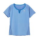  Oサイズ エールフォルム ゲームシャツ テニス トップス 半袖 QTWXJA01 ブルー 