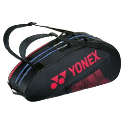 【YONEX/ヨネックス】 ラケットバッグ6（リュックツキ） レッド/ブルー テニス バドミントン バッグ BAG2332R [▲][ZX]