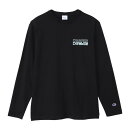  Lサイズ ロングスリーブ Tシャツ 長袖 ウェア (メンズ) 090/ブラック C3-Z412 