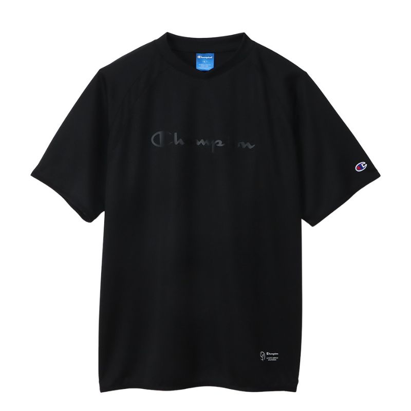 【CHAMPION/チャンピオン】 Sサイズ Tシャツ 半袖 バレーボール ウェア ユニ 090/ブラック C3-ZV301 [ ][ZX]