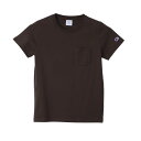  Lサイズ 半袖 ポケット Tシャツ (レディース) 860/ブラウン CW-X336 