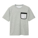  Lサイズ 半袖 ポケットTシャツ (メンズ) 070/オックスフォードグレー C3-ZS314 