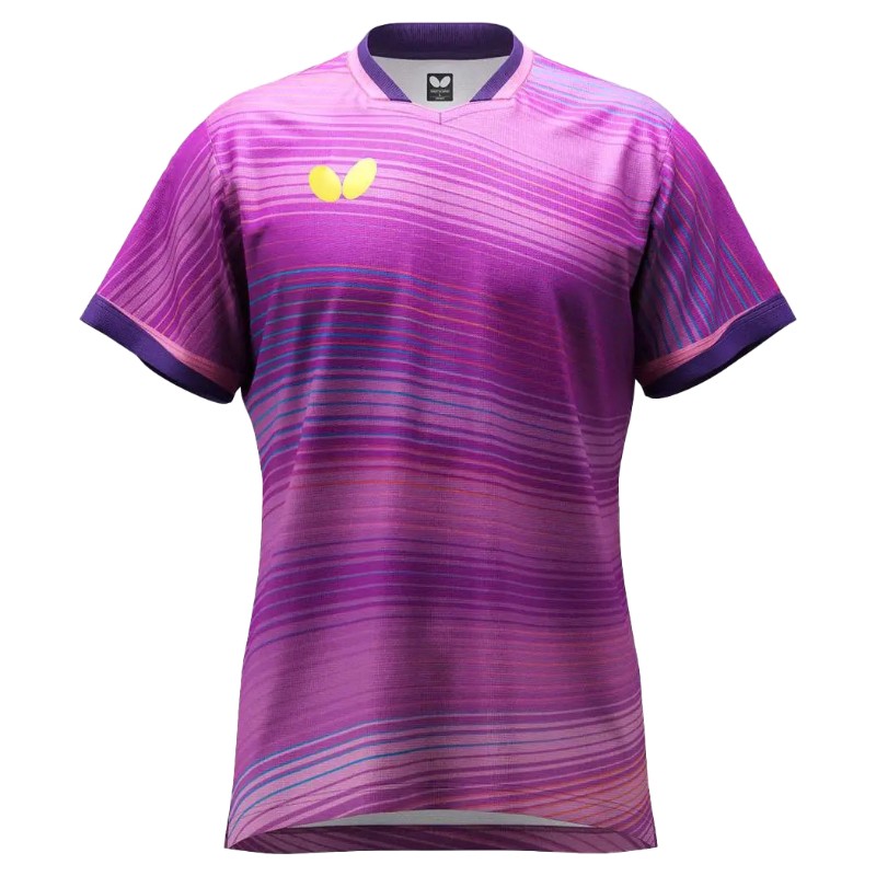 【Butterfly/バタフライ】 XOサイズ エリスター11 シャツ パープル 日本製 卓球 46510 [▲][ZX]