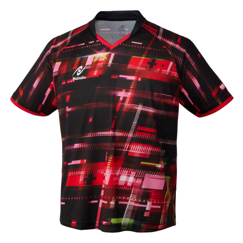 【Nittaku/日本卓球】 Oサイズ スカイステラ シャツ 20 レッド 卓球 NW-2213 [▲][ZX]