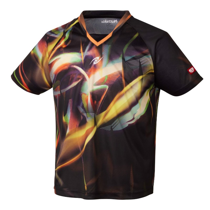 【Nittaku/ニッタク】日本卓球 スカイトリック シャツ 3S ブラック 卓球 ウェア メンズ レディース ユニセックス 男女兼用 NW-2207 [▲][ZX]