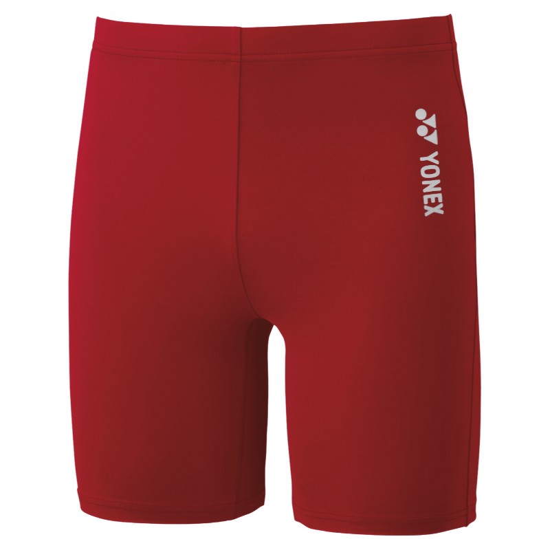 【YONEX/ヨネックス】 Lサイズ ユニハーフスパッツ 037 ワインレッド テニス バドミントン ウェア STBF2018 [▲][ZX]