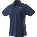 【YONEX/ヨネックス】半袖 襟付き ポロシャツ ゲームシャツ ウィメンズ レディース ネイビー Oサイズ 日本製 ウェア トップス 20726 /20726...