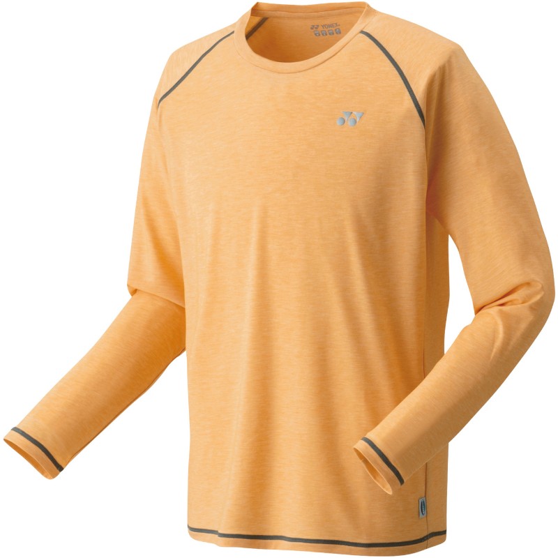 【YONEX/ヨネックス】長袖 シャツ ユニロングスリーブTシャツ オレンジ Sサイズ ウェア トップス 16652 /16652 [▲][ZX]