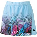 【YONEX/ヨネックス】ウィメンズスカート インナースパッツ付き レディース アクアブルー Mサイズ 日本製 ウェア ボトムス 26106 /26106 [▲...